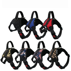 Adjustable Dog Harnesswith Reflective Leash Set