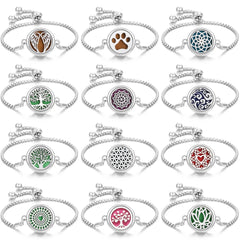 Stainless Steel Perfume Bracelet